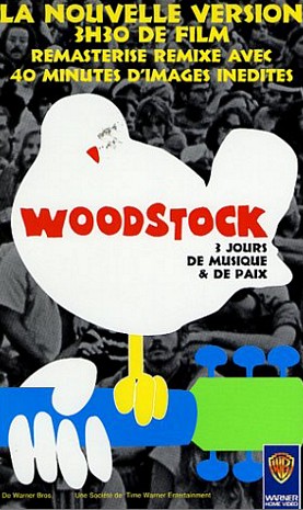 Woodstock 3 Jours de Musique & de Paix French VHS